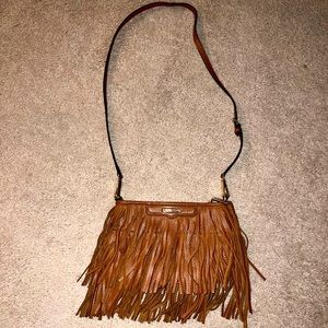 Rebecca Minckoff leather fringe purse